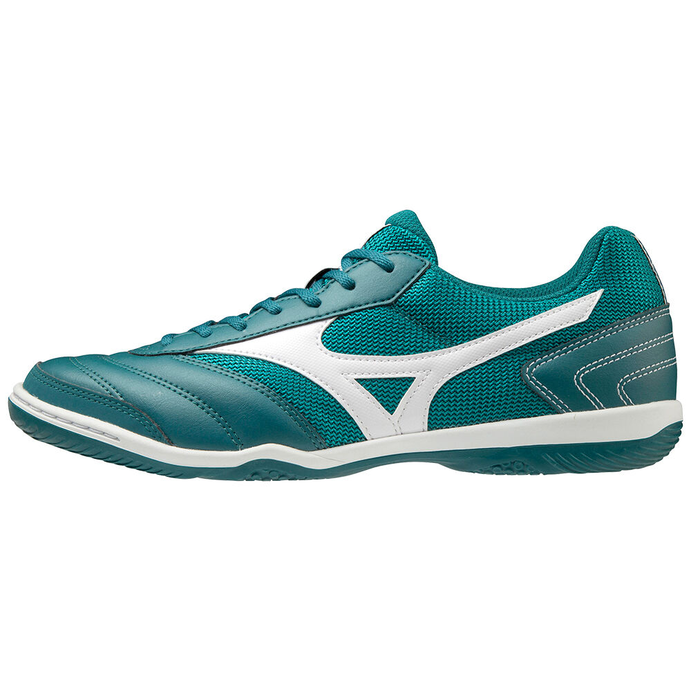 Mens Mizuno MRL Sala Club IN Soccer Shoes Green/White Philippines (NZCDMK876)